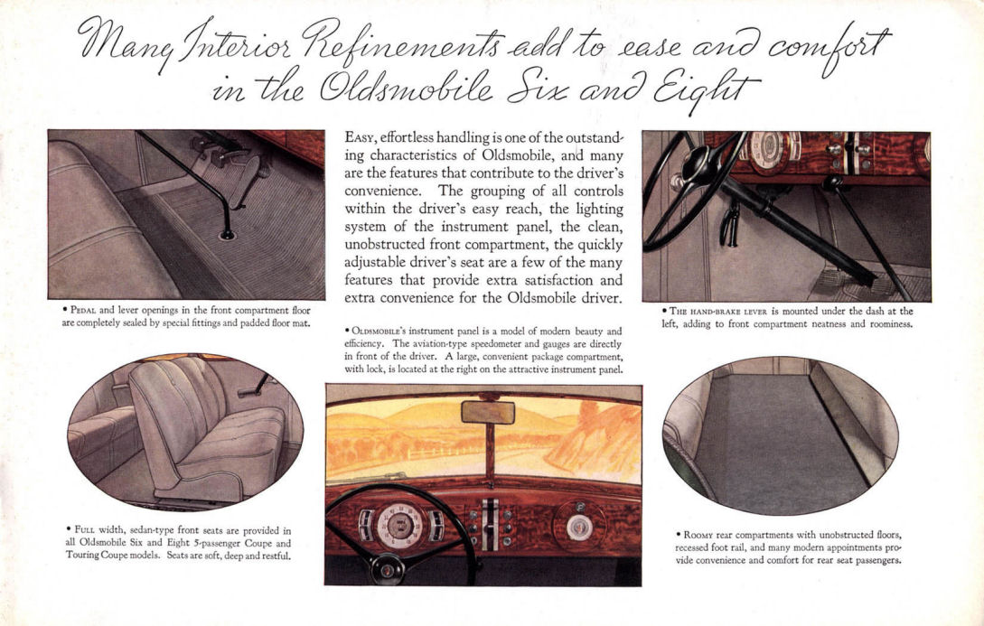 1936 Oldsmobile Motor Cars Brochure Page 24